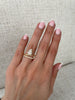 Candice - Double Band Pear Solitaire Lifestyle Image