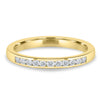 Christina – Channel Set Wedding Ring - 18k Yellow Gold