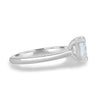 Emmy - 4 Claw Asscher Solitaire - 18k White Gold