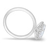 Phoebe – Oval Halo - 18k White Gold