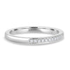 Monet - Micropave Wedding Ring - 18k White Gold