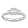 River - East West Marquise Solitaire - 18k White Gold