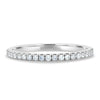 Kaitlyn – Half Pavé Wedding Ring - 18k White Gold