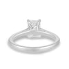 Nora - Emerald Cathedral Solitaire - 18k White Gold