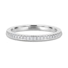 Monet - Micropave Wedding Ring - 18k White Gold