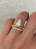 Candice - Double Band Pear Solitaire Lifestyle Image