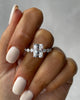 Josephine – Radiant Solitaire with Side Stones & Hidden Halo Lifestyle Image