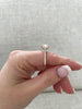 18k Rose Gold | 9x6.5mm Oval Moissanite | Lab Diamond side stones
