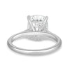Wendy - 4 Claw Elongated Cushion Solitaire - 18k White Gold