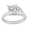 Morgan - Pear and Radiant Toi Et Moi - 18k White Gold