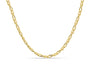 December - 45cm Figaro Link Chain - 9k Yellow Gold