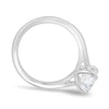 Kelsey - Trellis Elongated Cushion Solitaire - 18k White Gold