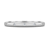 Bianca – Hammer Set Wedding Ring - 18k White Gold