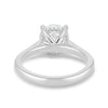 Bonnie – 4 Claw Round Solitaire with Hidden Halo - 18k White Gold