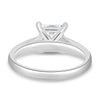 Lilith - 4 Claw Princess Solitaire - 18k White Gold