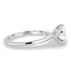 Iris – 6 Claw Round Solitaire - 18k White Gold