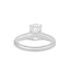 Eloise – Oval Pavé Solitaire - 18k White Gold