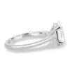 Hilary - 4 claw Oval Solitaire - 18k White Gold