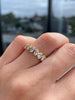 Betty - Bezel Set Oval Wedding Ring Lifestyle Image