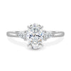 Elena – Oval Trilogy - 18k White Gold