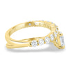 Sevela - Oval Solitaire Wrap Ring - 18k Yellow Gold