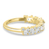 Lana - Round and Marquise Accent Wedding Ring - 18k Yellow Gold