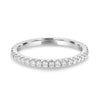 Ingrid – Full Pavé Wedding Ring - 18k White Gold