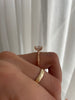 Aubrey - Double-Tipped 4 Claw Elongated Cushion Solitaire with Hidden Halo Lifestyle Image