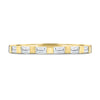 Felicity – Baguette Stone Wedding Ring - 18k Yellow Gold