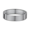 Classic Flat Men’s Wedding Ring - Titanium