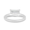 Evelyn – East West Emerald Solitaire - 18k White Gold