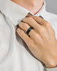 Calvin Men’s Wedding Ring Lifestyle Image