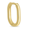 Tiffany - Elongated Oval Hoop Earrings - 14k Yellow Gold