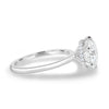 Aria - 6 Claw Round Solitaire with Hidden Halo - 18k White Gold