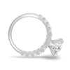 Quinn – 6 Claw Round Solitaire - 18k White Gold