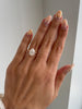 Amy – 3 Claw Pear Solitaire Lifestyle Image