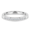 Christina – Channel Set Wedding Ring - 18k White Gold