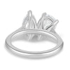 Jana - Double Setting Pear and Marquise Solitaires - 18k White Gold