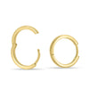 Emmeline - Huggie Hoop Earrings - 14k Yellow Gold