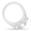 Grace – Trellis Oval Trilogy - 18k White Gold