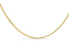 Gal - 45cm Diamond Curb Chain - 9k Yellow Gold