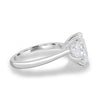 Aspen – 5 Claw Pear Solitaire - 18k White Gold