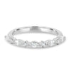 Chiara – Accent Stones Wedding Ring - 18k White Gold