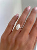 Zariyah - Marquise Solitaire with 6 Claw Setting and Hidden Halo Lifestyle Image