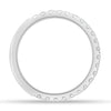 Joanna – Two Third Pavé Wedding Ring - 18k White Gold