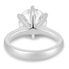 Jacqueline – 6 Claw Round Solitaire - 18k White Gold