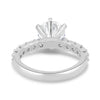 Quinn – 6 Claw Round Solitaire - 18k White Gold