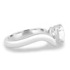 Shai - Pear Solitaire with Twist Band - 18k White Gold