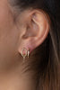 Emmeline - Huggie Hoop Earrings Lifestyle Image