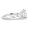 Charmaine - Elongated Cushion Trilogy - 18k White Gold